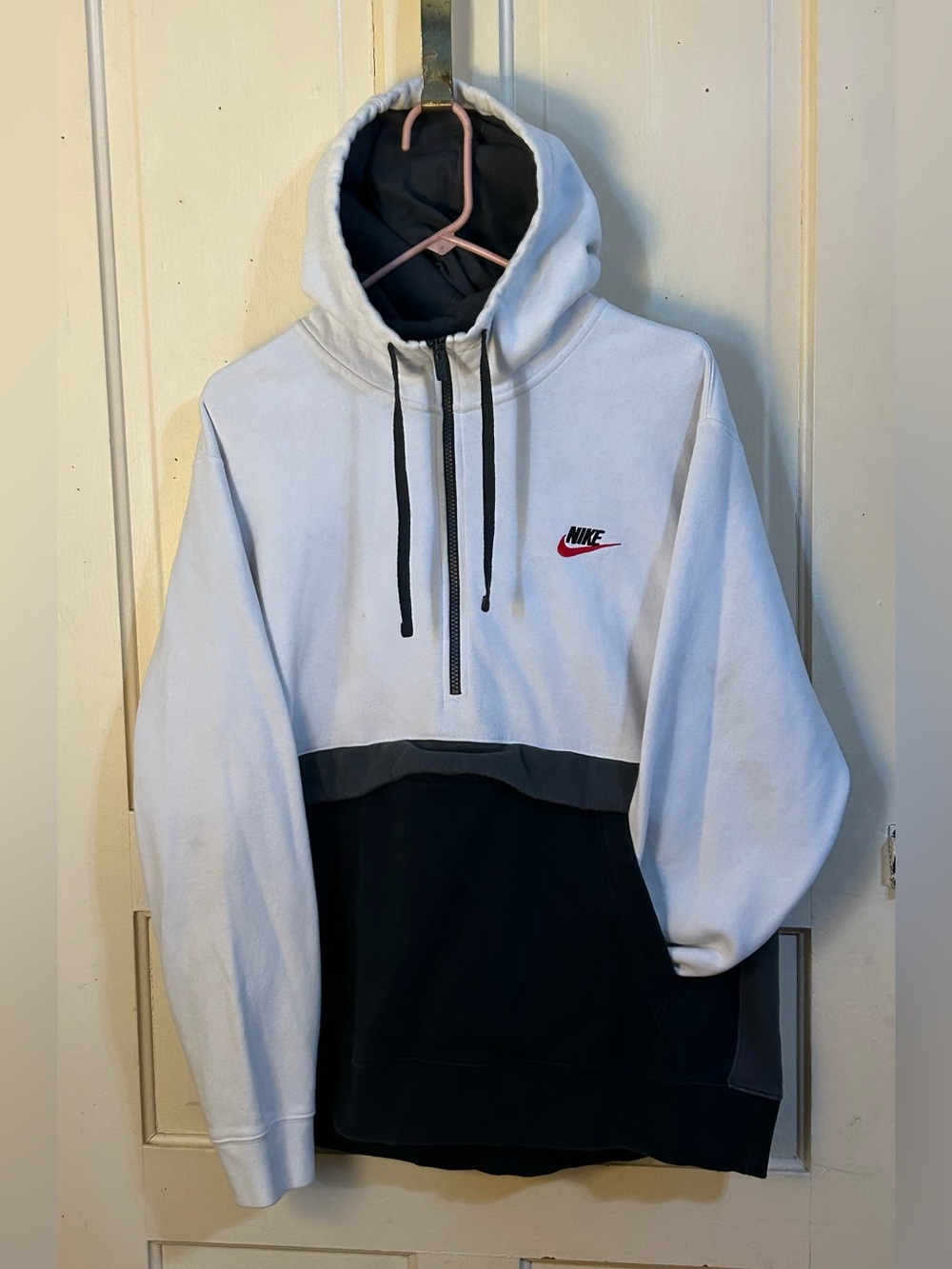 Nike Sportswear Club Fleece Half-Zip Hoodie - size XL